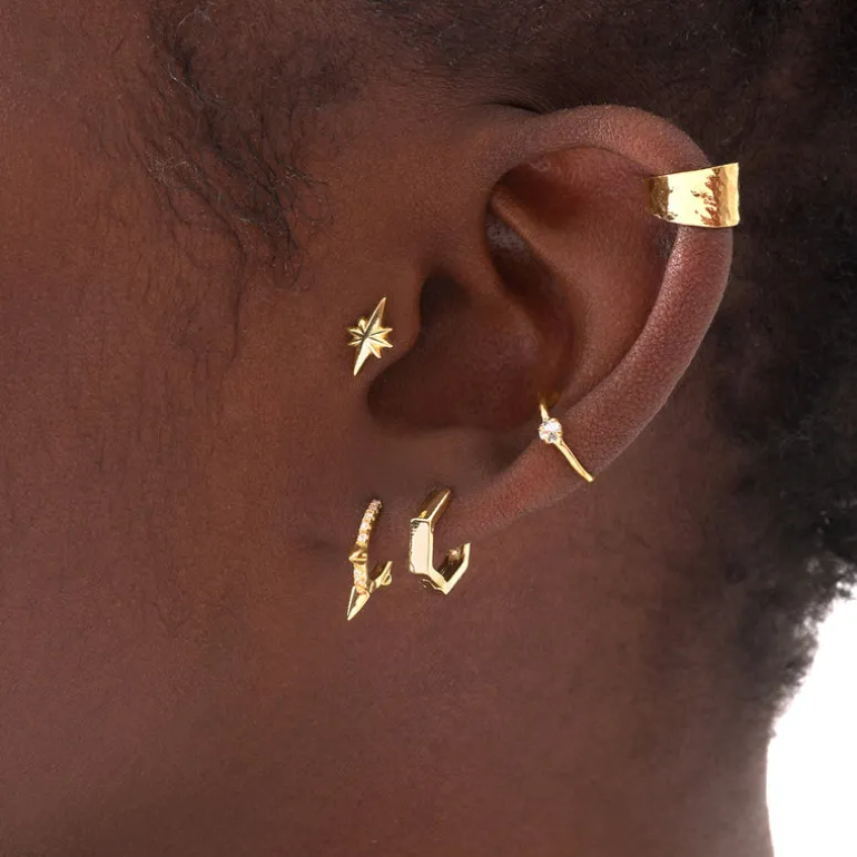 Bague d'oreille dorée - PARIS
