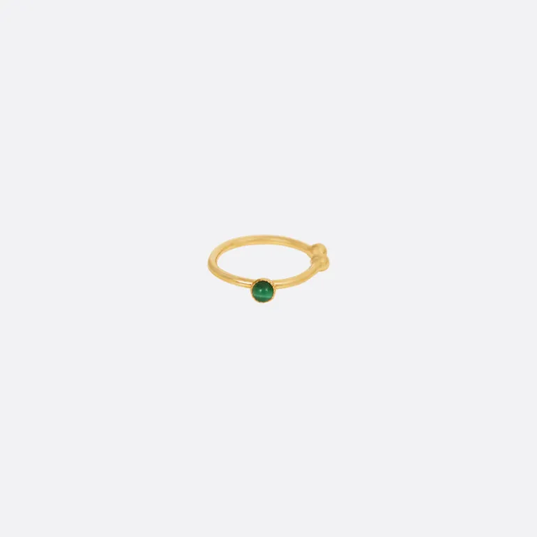Bague d'oreille dorée - CAB OVALE