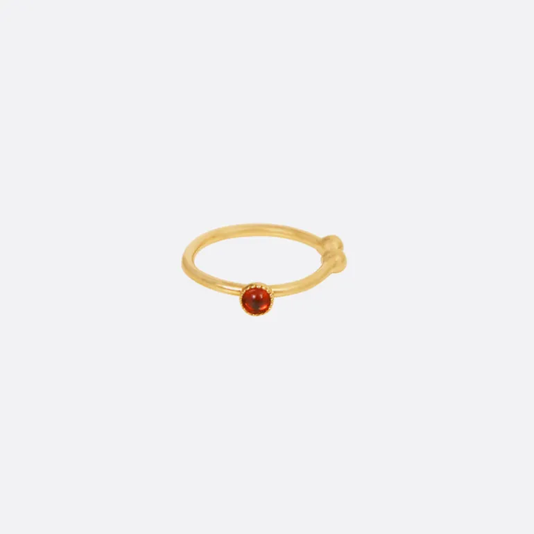 Bague d'oreille dorée - CAB OVALE
