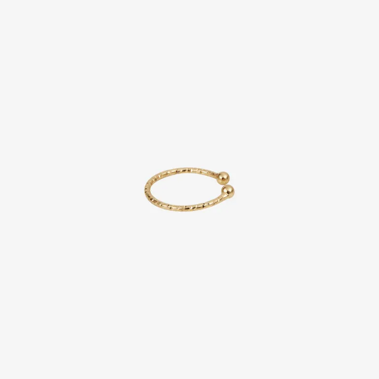 Bague d'oreille dorée - DISCO