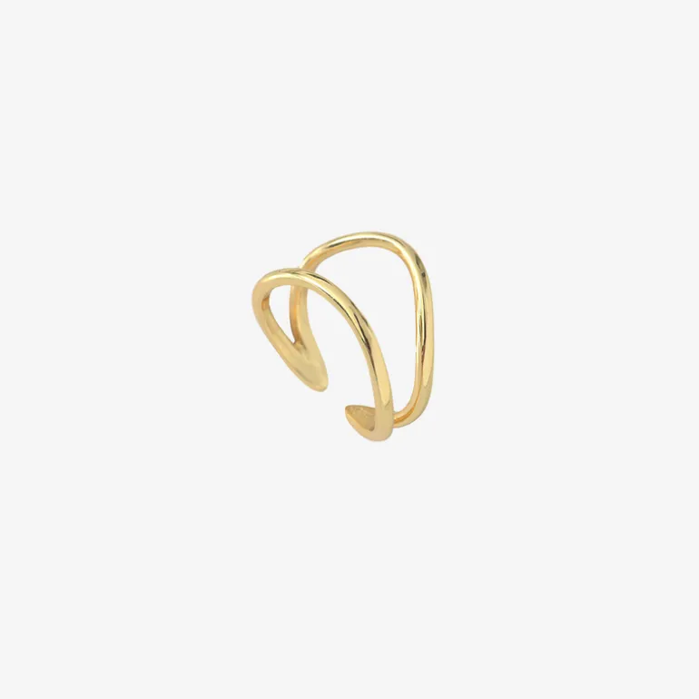 Bague plaquée or - KATY
