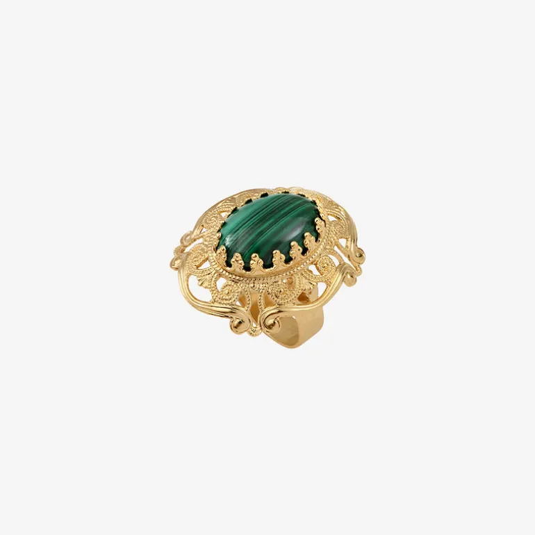 Bague plaquée or grand modele - DUBARRY