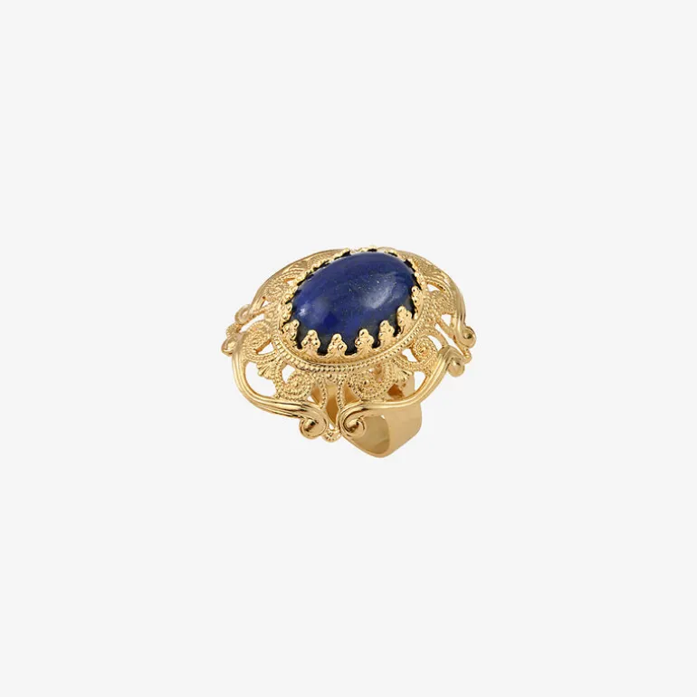 Bague plaquée or grand modele - DUBARRY