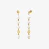Boucles d'oreilles dorées ø6 - KIARA
