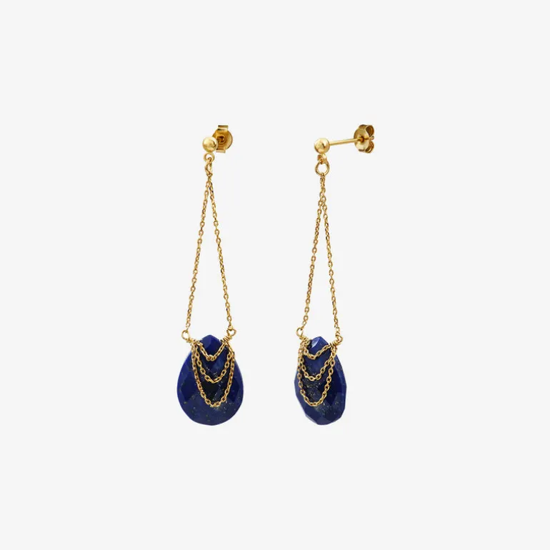 Boucles d'oreilles dorées - SOLANGE