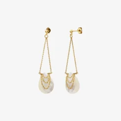 Boucles d'oreilles dorées - SOLANGE