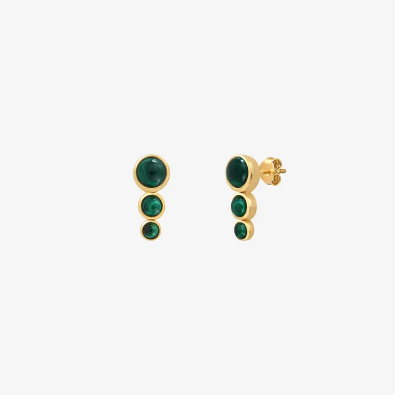 Boucles d'oreilles dorées - ANDREA