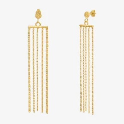 Boucles d'oreilles dorées - BYZANCE