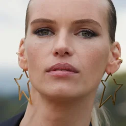 Boucles d'oreilles dorées celeste - KIND OF THINGS
