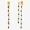Boucles d'oreilles dorées double - ROXANE