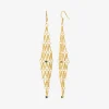 Boucles d'oreilles dorées grand modele - BARBARA