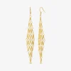 Boucles d'oreilles dorées grand modele - BARBARA