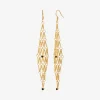 Boucles d'oreilles dorées grand modele - BARBARA