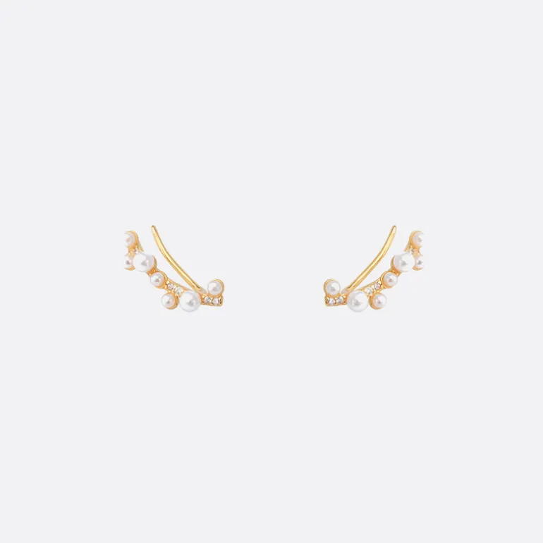 Boucles d'oreilles dorées perla - KIND OF THINGS