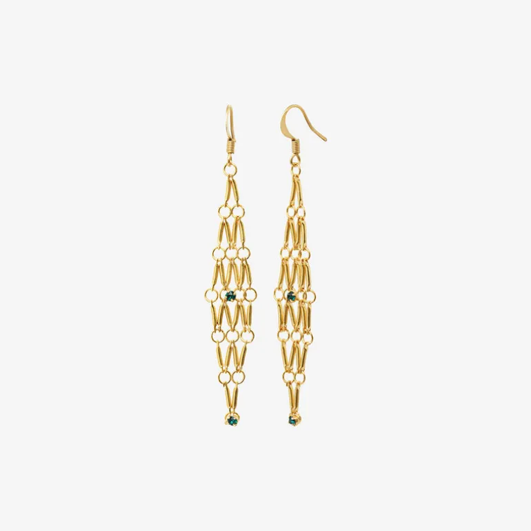 Boucles d'oreilles dorées petit modele - BARBARA