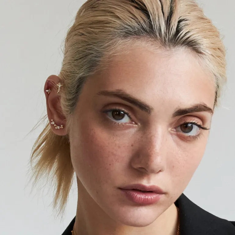 Boucles d'oreilles dorées perla - KIND OF THINGS