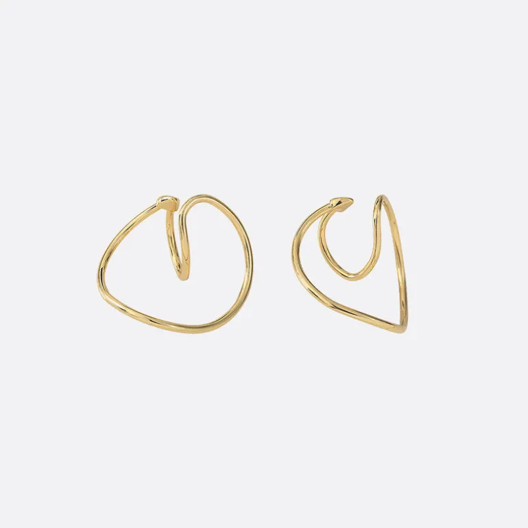 Boucles d'oreilles dorées simone - KIND OF THINGS