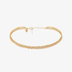 Collier choker doré - MINI 90'S
