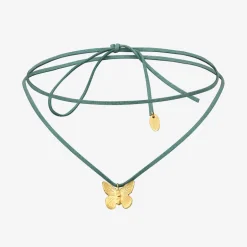 Collier cordon doré petit modèle - BUTTERFLY