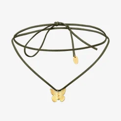 Collier cordon doré petit modèle - BUTTERFLY