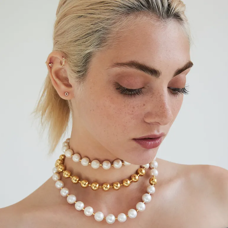 Collier doré ø12 - KIARA