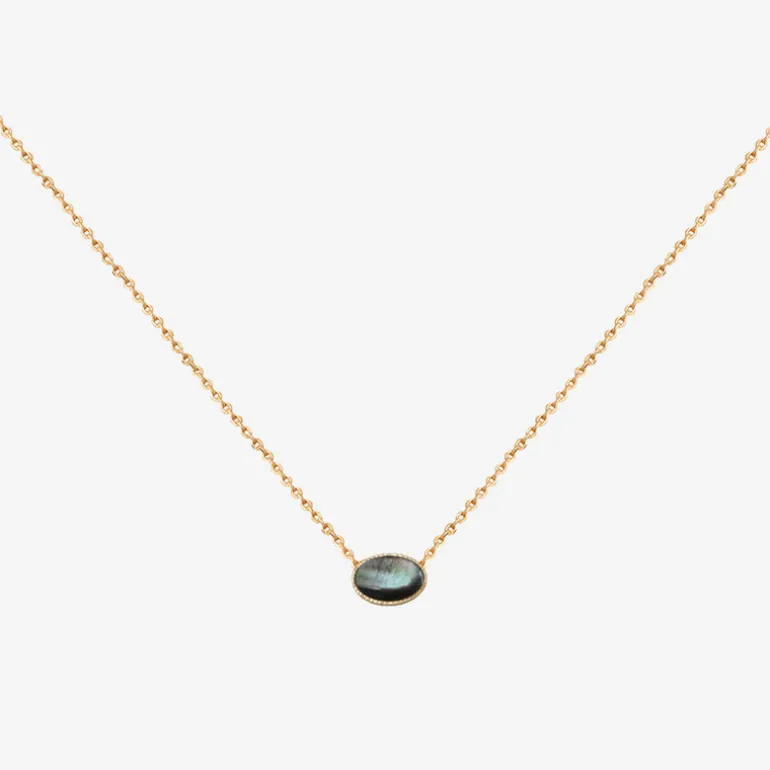 Collier doré - CAB OVALE