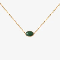 Collier doré - CAB OVALE