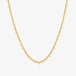 Collier doré chaines simples - SALOMÉ