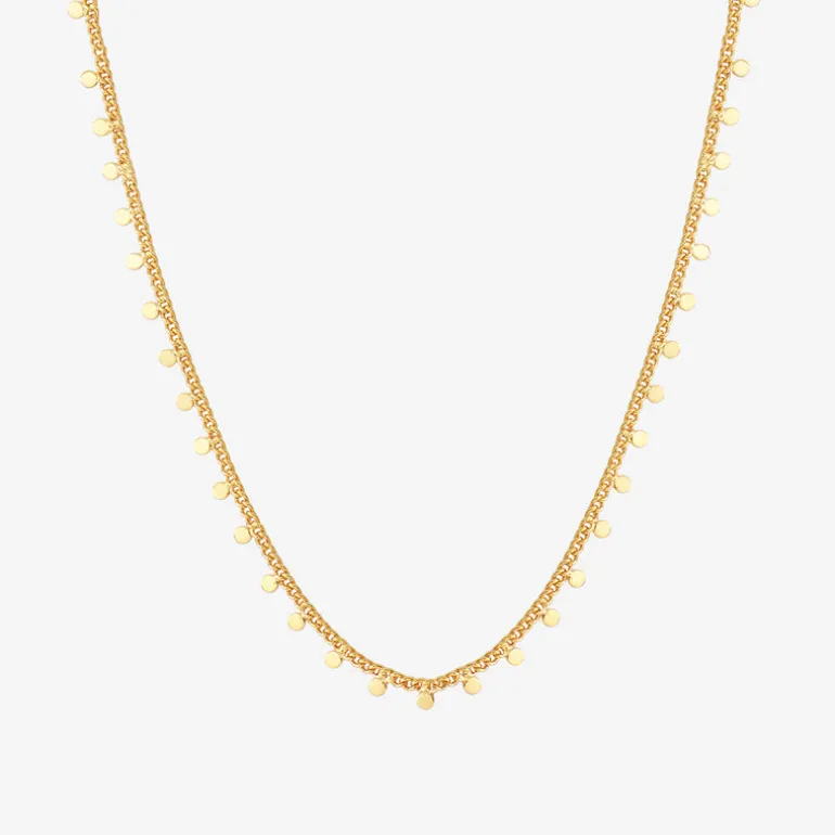 Collier doré chaines simples - SALOMÉ