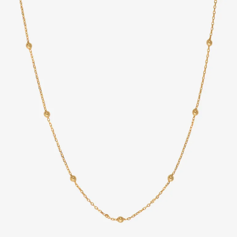 Collier doré chaines simples - EMI