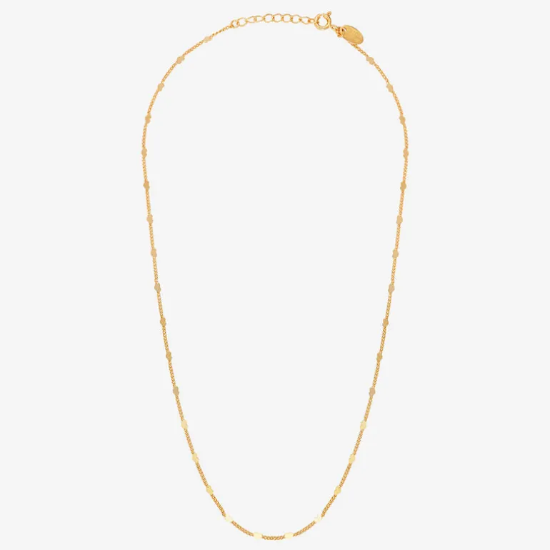 Collier doré chaines simples - MINI HEARTS