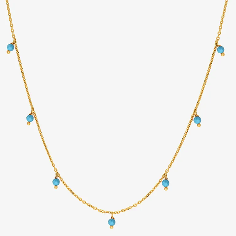 Collier doré court - MILADY