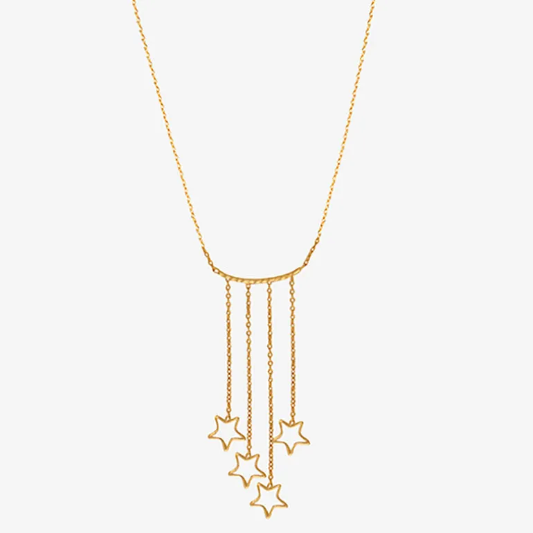 Collier doré grand modèle - CASSIOPEE
