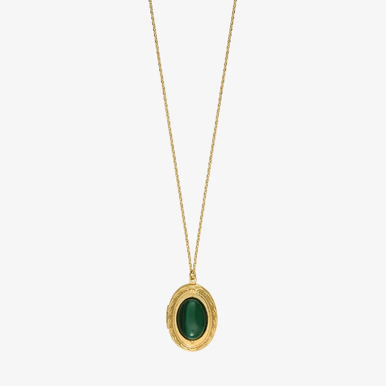 Collier doré oval - EDEN
