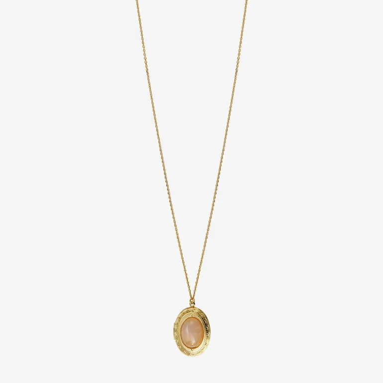Collier doré oval - EDEN