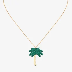 Collier doré Palmtree XL - KUCHI