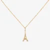 Collier doré sparkling crystal - PARTY