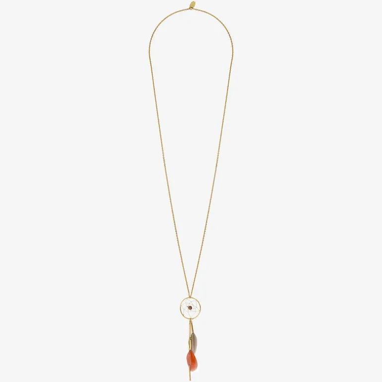Collier sautoir doré - DREAM CATCHER